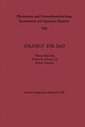 Marschak / Summers / Glennan |  Strategy for R&D: Studies in the Microeconomics of Development | Buch |  Sack Fachmedien