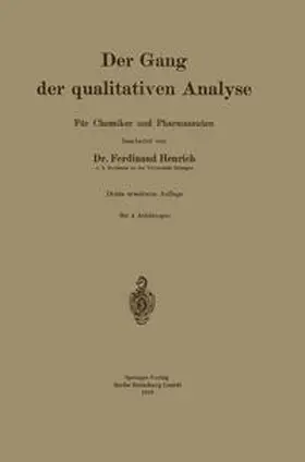 Henrich |  Der Gang der qualitativen Analyse | eBook | Sack Fachmedien