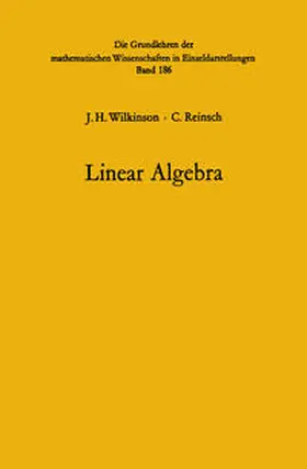 Wilkinson / Bauer / Reinsch |  Linear Algebra | eBook | Sack Fachmedien