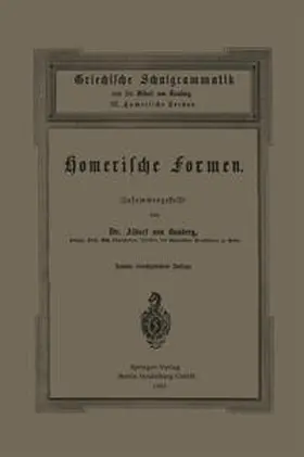 Bamberg |  Griechische Schulgrammatik | eBook | Sack Fachmedien