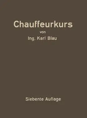 Blau / Heller |  Chauffeurkurs | eBook | Sack Fachmedien