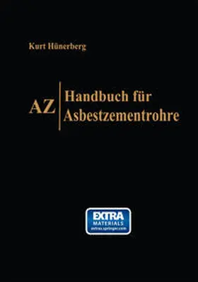 Hünerberg |  AZ, Handbuch für Asbestzementrohre | eBook | Sack Fachmedien