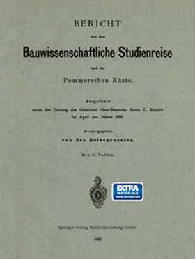  Bericht über eine Bauwissenschaftliche Studienreise nach der Pommerschen Küste | eBook | Sack Fachmedien