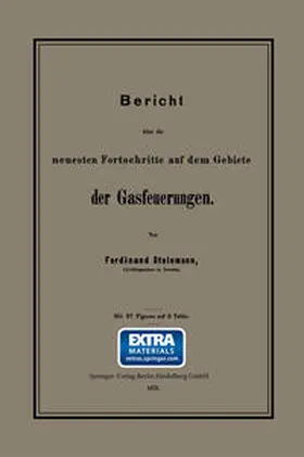 Steinmann |  Bericht über die neuesten Fortschritte auf dem Gebiete der Gasfeuerungen | eBook | Sack Fachmedien