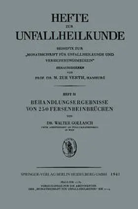 Gollasch |  Behandlungsergebnisse von 250 Fersenbeinbrüchen | eBook | Sack Fachmedien