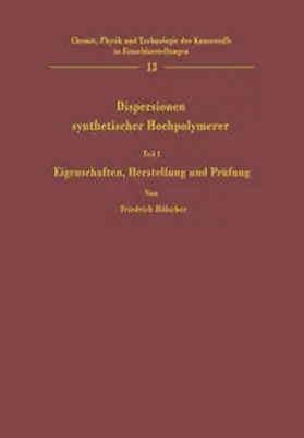 Hölscher |  Dispersionen synthetischer Hochpolymerer | eBook | Sack Fachmedien