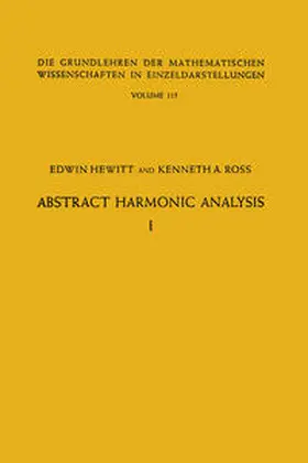 Hewitt / Ross |  Abstract Harmonic Analysis | eBook | Sack Fachmedien