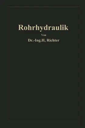 Richter |  Rohrhydraulik | Buch |  Sack Fachmedien