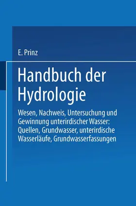 Prinz |  Handbuch der Hydrologie | Buch |  Sack Fachmedien