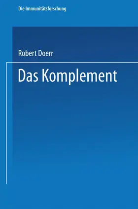 Doerr |  Das Komplement | Buch |  Sack Fachmedien