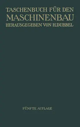  Taschenbuch für den Maschinenbau | eBook | Sack Fachmedien