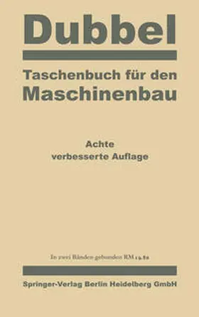  Taschenbuch für den Maschinenbau | eBook | Sack Fachmedien
