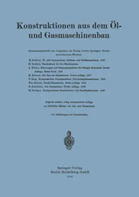 Schöttler |  Konstruktionen aus dem Öl- und Gasmaschinenbau | eBook | Sack Fachmedien