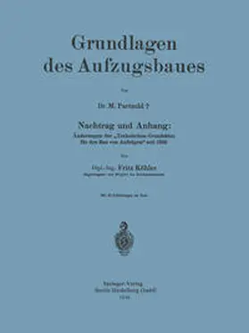 Paetzold / Köhler |  Grundlagen des Aufzugsbaues | eBook | Sack Fachmedien