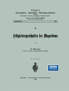 Martens |  Die Festigkeitseigenschaften des Magnesiums | eBook | Sack Fachmedien