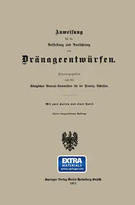  Anweisung für die Aufstellung und Ausführung von Dränageentwürfen | eBook | Sack Fachmedien