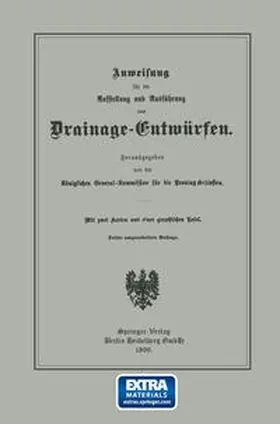  Anweisung für die Aufstellung und Ausführung von Drainage-Entwürfen | eBook | Sack Fachmedien