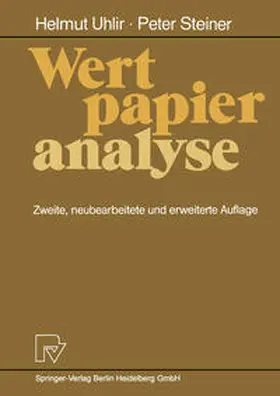 Uhlir / Steiner |  Wertpapieranalyse | eBook | Sack Fachmedien
