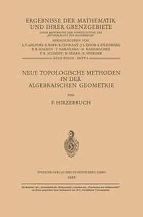 Hirzebruch |  Neue Topologische Methoden in der Algebraischen Geometrie | eBook | Sack Fachmedien