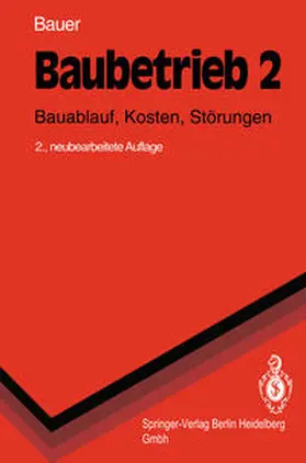 Bauer |  Baubetrieb 2 | eBook | Sack Fachmedien