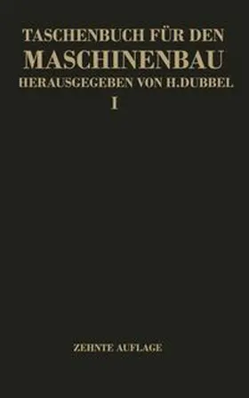 Dubbel |  Taschenbuch für den Maschinenbau | eBook | Sack Fachmedien
