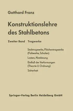 Franz / Schäfer / Hampe |  Konstruktionslehre des Stahlbetons | eBook | Sack Fachmedien