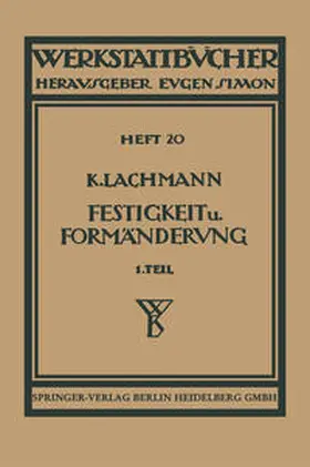 Winkel / Lachmann |  Festigkeit und Formänderung | Buch |  Sack Fachmedien