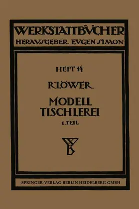 Löwer |  Modelltischlerei | Buch |  Sack Fachmedien