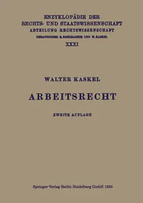 Kaskel |  Arbeitsrecht | eBook | Sack Fachmedien