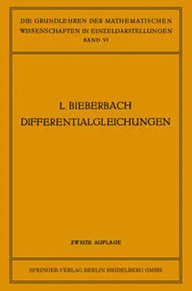 Bieberbach |  Theorie der Differentialgleichungen | eBook | Sack Fachmedien
