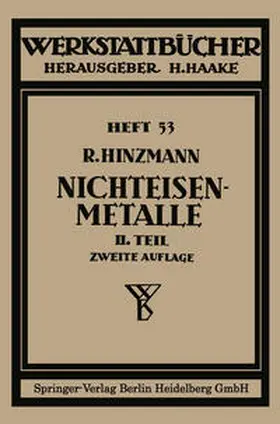 Hinzmann | Nichteisenmetalle | E-Book | www.sack.de