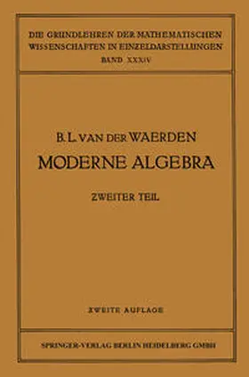 Waerden / Artin / Noether |  Moderne Algebra | eBook | Sack Fachmedien
