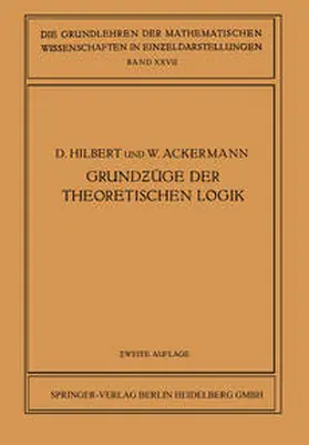 Hilbert / Ackermann |  Grundzüge der theoretischen Logik | eBook | Sack Fachmedien