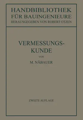 Näbauer / Otzen |  Vermessungskunde | Buch |  Sack Fachmedien