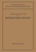 Jörs / Wenger / Kunkel |  Römisches Privatrecht | Buch |  Sack Fachmedien