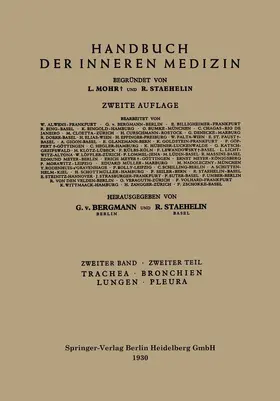 von Bergmann / Mohr |  Trachea, Bronchien, Lungen, Pleura | Buch |  Sack Fachmedien