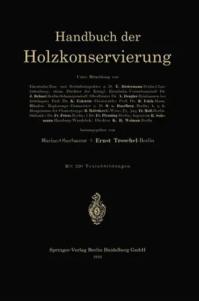 Troschel / Scheibe | Handbuch der Holzkonservierung | Buch | 978-3-662-42170-3 | www.sack.de