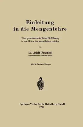 Fraenkel | Einleitung in die Mengenlehre | Buch | 978-3-662-42209-0 | www.sack.de