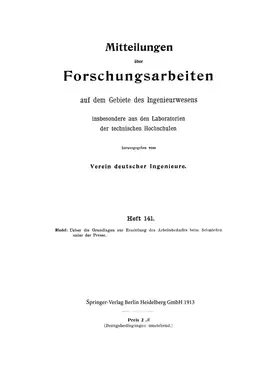 Riedel | Mitteilungen über Forschungsarbeiten | Buch | 978-3-662-42285-4 | www.sack.de