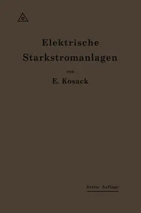 Kosack |  Elektrische Starkstromanlagen | eBook | Sack Fachmedien