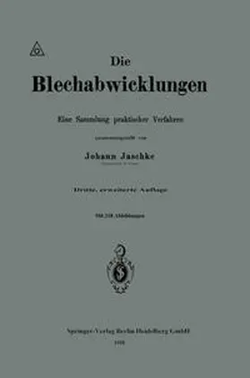 Jaschke | Die Blechabwicklungen | E-Book | sack.de