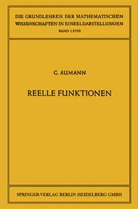 Aumann |  Reelle Funktionen | eBook | Sack Fachmedien