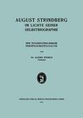 Storch |  Storch, A: August Strindberg im Lichte Seiner Selbstbiograph | Buch |  Sack Fachmedien