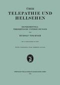 Tischner |  Tischner, R: Über Telepathie und Hellsehen | Buch |  Sack Fachmedien