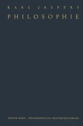 Jaspers |  Philosophie | Buch |  Sack Fachmedien