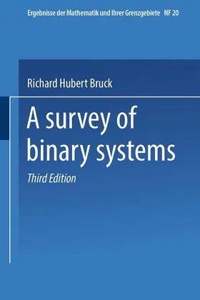 Bruck |  A Survey of Binary Systems | Buch |  Sack Fachmedien