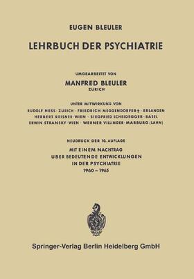 Bleuler | Lehrbuch der Psychiatrie | Buch | 978-3-662-42872-6 | sack.de