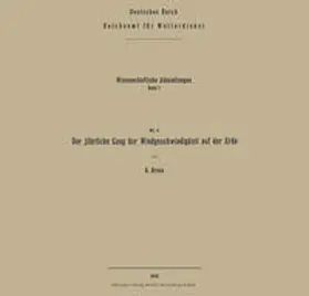  Der jährliche Gang der Windgeschwindigkeit auf der Erde | eBook | Sack Fachmedien