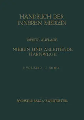 Bergmann / Staehlin / Volhard |  Die doppelseitigen hämatogenen Nierenerkrankungen. | eBook | Sack Fachmedien
