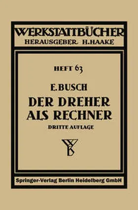 Busch |  Der Dreher als Rechner | eBook | Sack Fachmedien